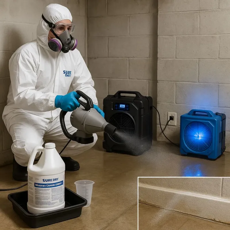 Sanitization and Odor Removal process in Milford Mill, MD